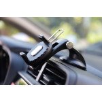 Wholesale Dashboard, Windshield Car Mount Phone Holder Fits iPhone, Samsung, and More Q001 (Black)